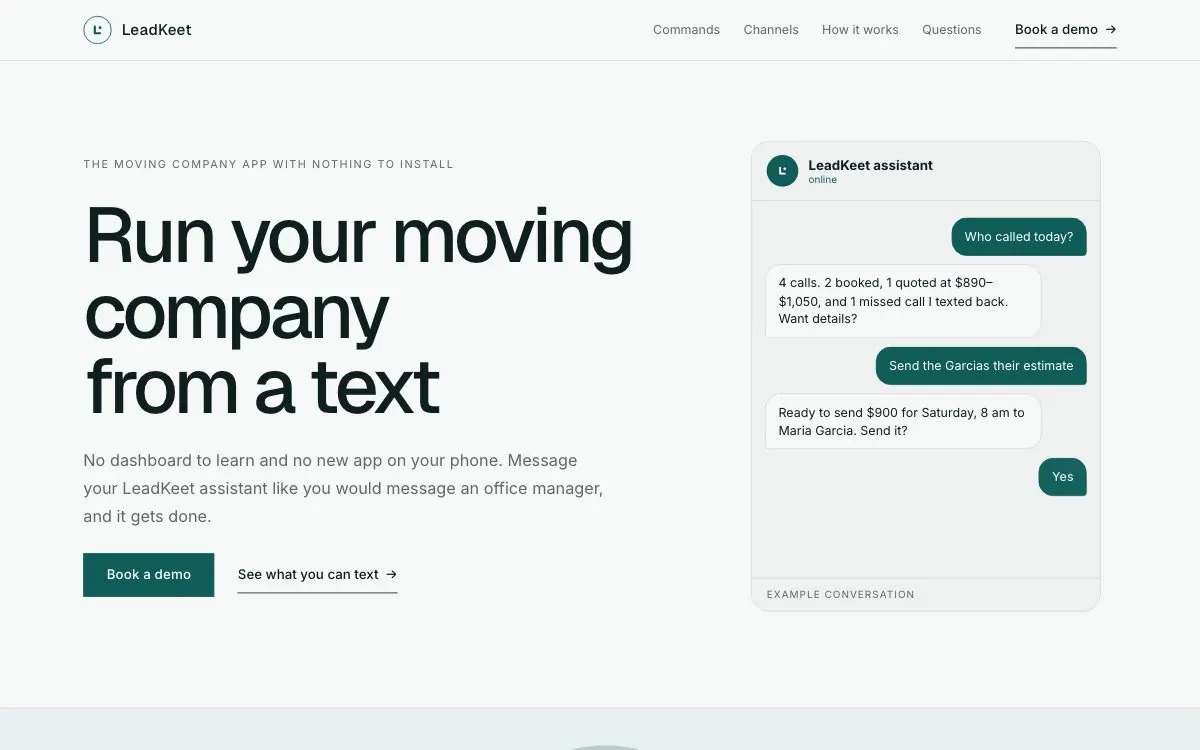 The Stillwater moving company website template (opens in a new tab)